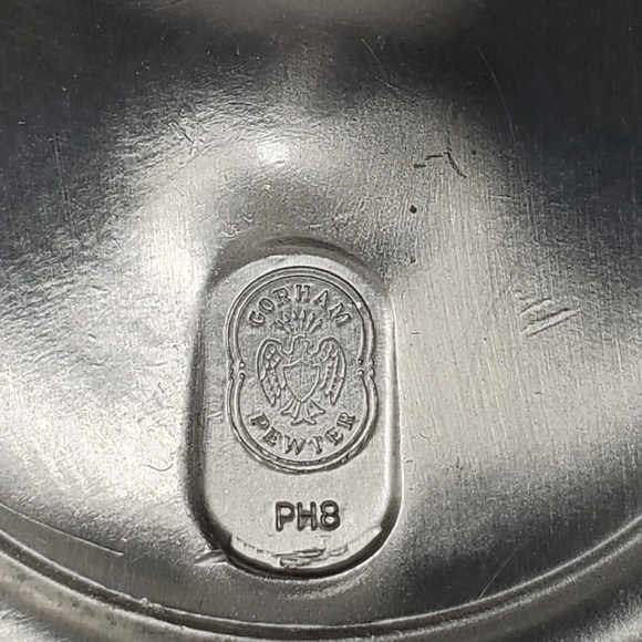 Pair of GORHAM Pewter Octette Model Candlesticks Vintage Discontinued 1950's EUC - Picture 12 of 14